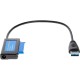 Кабель-адаптер/ Кабель-адаптер USB3.0 ---SATA III 2.5/3,5"+SSD, правый угол, VCOM <CU817A>
