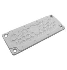 Кабельный ввод, пластик V0 UL94, IP65,  +130 - 40, 36 отверстий