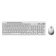 Комплект беспроводной Genius SlimStar 8230 BT (клавиатура Slimstar 8230/K + мышь slimstar 8230/M), белый