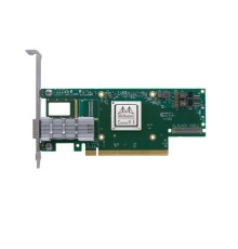 Сетевая карта Infiniband/ Nvidia ConnectX-6 DE InfiniBand adapter, HDR, single-port QSFP56, PCIe 4 .0 x16, No Crypto, Tall Bracket
