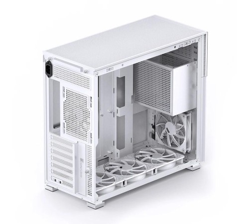 Корпус без блока питания/ Case JONSBO D41 MESH, Midi-Tower, TG, no fan, 1xUSB-A 3.2 + 1xUSB-C 3.2, ATX, mATX White