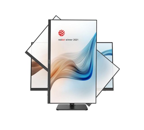 Монитор MSI Modern MD272XP 27" 16:9 FHD(1920x1080) IPS Flat, 1ms(MPRT),1000:1,100M:1,300nit,178/178,HDMI 1.4b,DP 1.2a,USB-C,2xUSB-A,USB-B,Speaker,Tilt,Swivel,Height,Pivot,100HZ,Black,1y war-ty