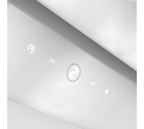 Вытяжки ELIKOR GOOD, Кухонная вытяжка ELIKOR КВ VERTEX 60 WH, наклонная, белый, 60 см, 750 м3/ч