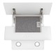 Вытяжки ELIKOR GOOD, Кухонная вытяжка ELIKOR КВ VERTEX 60 WH, наклонная, белый, 60 см, 750 м3/ч
