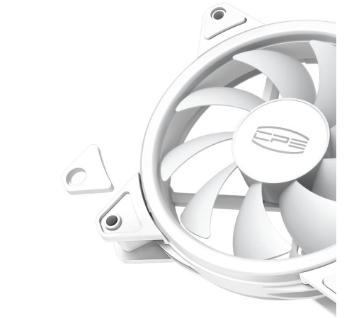 Кулер для корпуса/ Case Cooler PCCooler F3 T120 ARGB WH (120x120x25mm, 4-pin PWM, ARGB, 46CFM, 21.6dBA, 1800RPM, White) Кулер для корпуса/ Case Cooler PCCooler F3 T120 ARGB WH (120x120x25mm, 4-pin PWM, ARGB, 46CFM, 21.6dBA, 1800RPM, White)