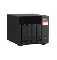 Система хранения данных QNAP SMB QC 2,2GhzCPU/8Gb(upto64Gb)/upto 4HDD, upto 20 with TL-D800S/SATA(3,5'')/ 4xUSB3.2/2xM.2/2xExp.slot/2x2,5Gb/iSCSI/1xPS/3YW TS-473A-8G-EU-RU
