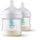 Бутылочка Avent/ Бутылочка для кормления c клапаном AirFree 125 мл, 2 шт, серия NATURAL Response, пластик