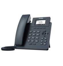 IP Телефон YEALINK SIP-T30P,  1 аккаунт, 2.3" LCD-экран 132х64, PoE, шт. БП в комплекте
