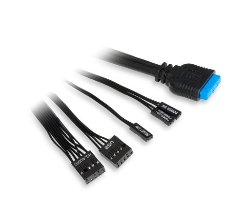 Корпус без блока питания/ Case HSPD M730, Mesh Mid Tower, Black, TG, 0.4 SPCC, no fans, E-ATX, ATX, mATX, mITX, 155/280/175-200mm, 2x2.5", 2x3.5", 7xPCI, 1xUSB-A 3.0, 2xUSB-A 1.0, 335x193x445mm