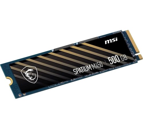 Твердотельный накопитель MSI SSD SPATIUM M450, 500GB, M.2(22x80mm), NVMe, PCIe 4.0 x4, 3D TLC, R/W 3600/2300, IOPs 300 000/550 000, TBW 300, DWPD 0.33 (5 лет) Твердотельный накопитель MSI SSD SPATIUM M450, 500GB, M.2(22x80mm), NVMe, PCIe 4.0 x4, 3D TLC, R/W 3600/2300, IOPs 300 000/550 000, TBW 300, DWPD 0.33 (5 лет)
