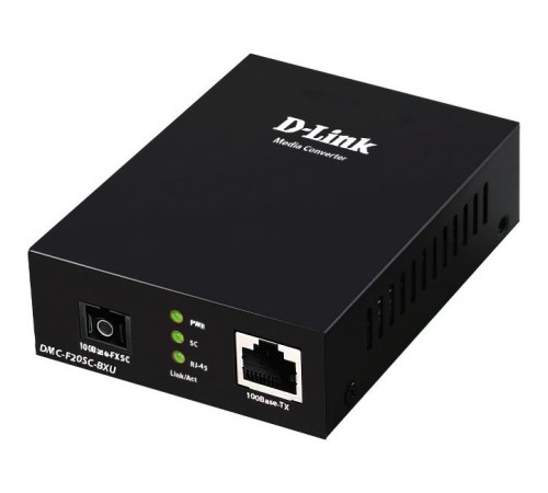 Трансивер/ DMC-F20SC-BXU WDM Media Converter 100Base-TX to 100Base-FX, SC, Single-mode, TX: 1310nm, RX: 1550nm, 20KM, Stand-alone Трансивер/ DMC-F20SC-BXU WDM Media Converter 100Base-TX to 100Base-FX, SC, Single-mode, TX: 1310nm, RX: 1550nm, 20KM, Stand-alone