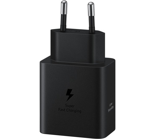 Зарядное устройство/ Сетевое зарядное устройство Samsung 45W (USB Type-C порт, кабель USB Type-C в комплекте), чёрное