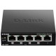 Коммутатор/ DES-1005P,DES-1005P/B Unmanaged Switch 5x100Base-TX (4x100Base-TX PoE), PoE Budget 60W, metal case