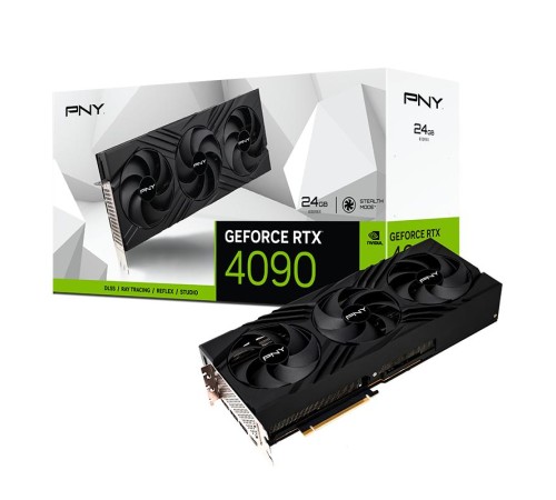 Видеокарта/ VGA PNY NVIDIA GeForce RTX 4090 VERTO 24GB, GDDR6X/384-bit, PCIe 4.0, 1xHDMI 2.1, 3xDP, 3-slot