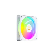 Вентилятор для корпуса Ocypus Gamma F12 Elite WH ARGB, 120x120x25mm, 4-PIN PWM, 600-1800 RPM, 26 DBA MAX, HYDRO BEARING