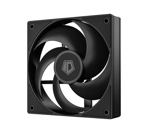 Вентилятор для корпуса ID-COOLING AS-120-K 120x120x25мм (60шт./кор, PWM, резиновые углы, черный, 300-2000об/мин, супертихий) BOX