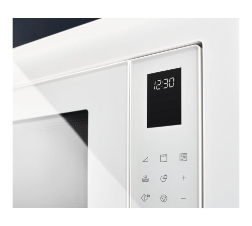 Встраиваемая микроволновая печь ELECTROLUX/ Микроволновая печь с грилем, объем 25 л., высота 390 мм, цвет белый