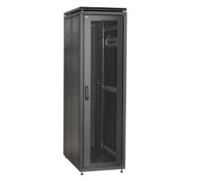 ITK Шкаф сетевой 19" LINEA N 18U 600х800 мм перфорированная передняя дверь черный