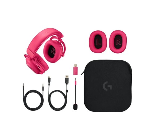 Гарнитура/ Logitech Headset G PRO X 2 LIGHTSPEED Wireless Gaming   - Pink