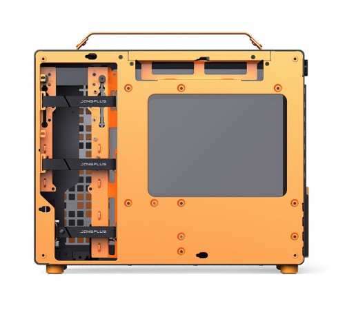 Корпус без блока питания/ Case JONSBO Z20, Mini-Tower, TG, no fan, 1xUSB-A 3.2 + 1xUSB-C 3.2, mATX, mITX Orange/Black Корпус без блока питания/ Case JONSBO Z20, Mini-Tower, TG, no fan, 1xUSB-A 3.2 + 1xUSB-C 3.2, mATX, mITX Orange/Black