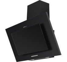 ВЫТЯЖКА HOMSair BELL 60 Black/ наклонная, подвесная, 3 скорости, 650 м3/ч,до 25 м2, 47 Дб, светодиодное LED-освещение, ширина 60 см, высота 41 см, черный цвет
