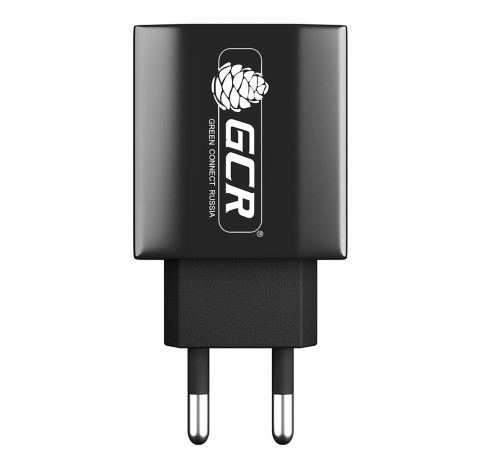 GCR Сетевое зарядное устройство на 2 USB порта 3.1 A, черное, GCR-51982 GCR Сетевое зарядное устройство на 2 USB порта 3.1 A, черное, GCR-51982