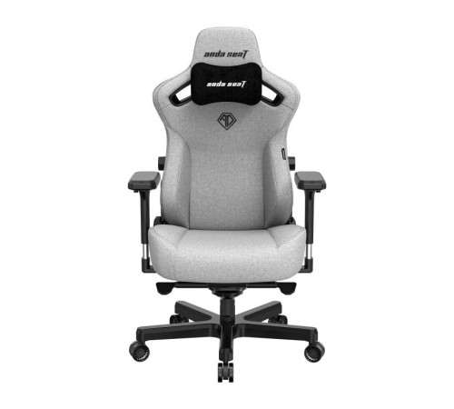 Кресло игровое Anda Seat Kaiser 3, цвет серый, размер L (120кг), материал ткань (модель AD12) (Мятая упаковка) Кресло игровое Anda Seat Kaiser 3, цвет серый, размер L (120кг), материал ткань (модель AD12) (Мятая упаковка)