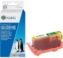 Картридж Cartridge G&G 920XL для Officejet 6000/6500/7000/7500 желтый  700 стр. аналог CD974AE  гарантия 36 мес.