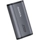 Твердотельный накопитель/ ADATA External SSD SE880, 1000GB, USB 3.2 Gen2 Type-C to Type-C/A, up to R/W 2000/2000 MB/s, 65x35x12.5mm, 31g, Titanium Gray (5 лет)