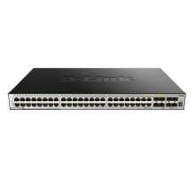 Коммутатор/ DGS-3630-52TC/A1ASI,DGS-3630-52TC/*SI Managed L3 Stackable Switch 44x1000Base-T, 4x10GBase-X SFP+, 4xCombo 1000Base-T/SFP, Surge 6KV, CLI, 1000Base-T Management, RJ45 Console, mini-USB Console, USB, RPS, Alarm RJ-45, Dying Gasp, Standard Image