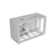 Корпус без блока питания/ Case PCCooler K101 MESH WH 3F, Mini-Tower, Mesh, 3x120mm, 2xUSB-A 3.0 + 1xUSB-C 3.1, SFX PSU Support, mITX White
