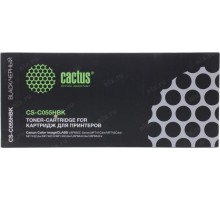 -/ Картридж лазерный Cactus CS-C055HBK 055 H BK черный (7600стр.) для Canon LBP663Cdw/LBP664Cx/MF746Cx/