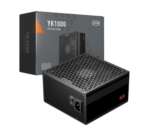 Блок питания ПК/ Power Supply PCCooler, 1000W 80+ Bronze (ATX, ATX 3.1, PCIe 5.1, Non-modular, 1x24(20+4)pin 550mm, 2xCPU 8(4+4)pin 650mm, 2xPCIe*2 8(6+2)pin 500+150mm, 1x12V(2x6) 12+4pin 500mm, 2xSATA*3+MOLEX4pin*1 450+150+150+150mm , Active, 135x135mm,