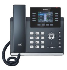 телефон YEALINK SIP-T44W, 12 аккаунтов, 2 порта USB, Wi-Fi, цветной экран 2.8", BLF, PoE, GigE, без БП, шт