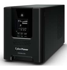 ИБП CyberPower PR2200ELCDSL, Line-Interactive, 2200VA/1980W, 8 IEC-320 С13, 1 IEC C19 розеток, USB&Serial, SNMPslot, LCD дисплей, Black, 0.5х0.6х0.3м., 28.4кг., замена для АРС SMC2000I, SMC2000I-RS и SMT2200I/ UPS Line-Interactive CyberPower PR2200ELCDSL