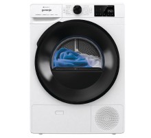 Сушильная машина Gorenje/ Сушильная машина Gorenje, конденсационная с тепловым насосом, 16 программ, цифровой дисплей, Wi-Fi управление, подсветка барабана, пауза, энергоэффективность А++, цувет белый