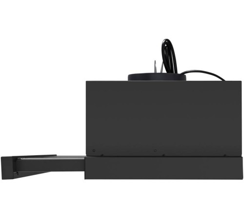 ВЫТЯЖКА HOMSair Flat 50 Black/ встраиваемая, кнопочное управление, 2 скорости, 520 м3/ч, до 20 м2, 45 дБ, угольный фильтр CF110 - 1 шт, ШхВхД: 500х176х280 мм, черный цвет
