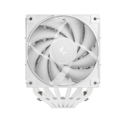 Кулер для процессора DEEPCOOL AG620 WH ARGB V2 LGA20XX/1700/1200/115X/AM5/AM4 (9шт/кор, TDP 260W, PWM, ARGB DUAL Fan 120mm, 6 тепл. трубок, белый) RET (R-AG620-WHAMMN-GJD)