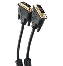 Кабель/ Кабель DVI-D--DVI-D Dual link 25M/25M, экран, феррит.кольца, 1.8м Telecom <TCG441D-1.8M>