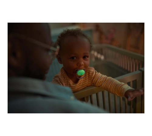 Пустышка Philips/ Пустышка для мальчиков Philips Avent ultra air night SCF376/01, с футляром для хранения и стерилизации, 2 шт, 18+ мес