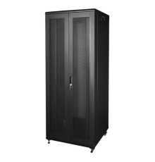 Шкаф 19" Шкаф 19" Business, 42U 800x1200, черный, передняя дв. перфорир., задняя дв. распашная перфорир.