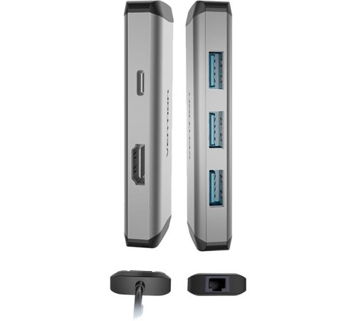 Мультифункциональный хаб Vention USB Type C 6 в 1 Мультифункциональный хаб Vention USB Type C 6 в 1