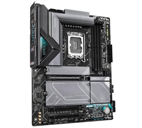 Материнская плата GIGABYTE Z890 EAGLE, LGA1851, Z890, 4*DDR5, 4*SATA, 4*M.2, 5*USB 3.2, 4*USB 2.0, Type-C, 3*PCIx16, 2*PCIx1, DP, ATX