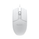 Мышь проводная Dareu LM103 White (белый), DPI 1200, размер 118x61x38мм, 1,58м (Вскрытая упаковка)
