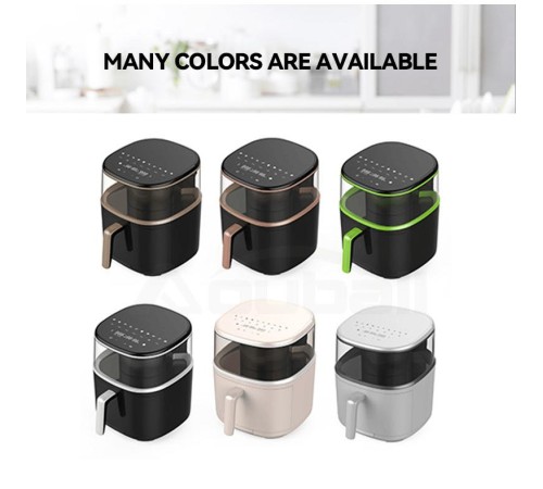 Аэрогриль LEACCO AF017 Air Fryer Black