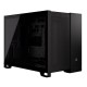 Корпус без блока питания/ Case Corsair 2500D Airflow, Midi-Tower, TG, no fan, 2xUSB-A 3.2, 1xUSB 3.2 Type-C, mATX, mITX Black