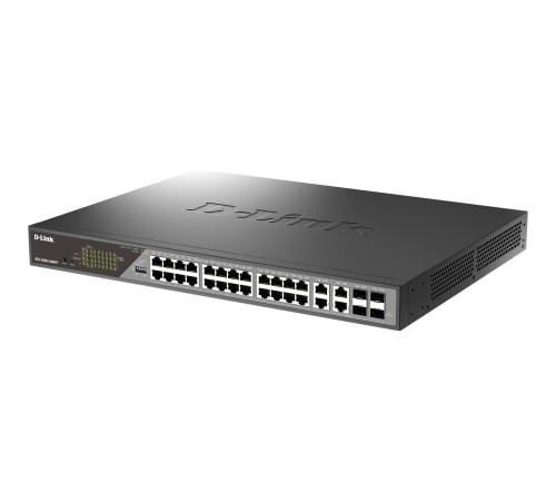 Сетевой коммутатор/ Smart L2 Surveillance Switch 24х1000Base-T PoE (8 PoE ports 802.3bt 90W), 4xCombo 1000Base-T PoE/SFP, PoE Budget 518W, Long-range PoE up to 250m Сетевой коммутатор/ Smart L2 Surveillance Switch 24х1000Base-T PoE (8 PoE ports 802.3bt 90W), 4xCombo 1000Base-T PoE/SFP, PoE Budget 518W, Long-range PoE up to 250m