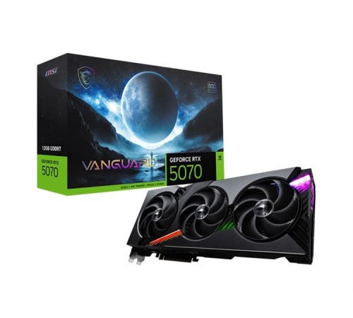 Видеокарта MSI RTX 5070 12G VANGUARD SOC//RTX 5070, HDMI, DP*3, 12G, D7