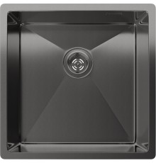 Кухонная мойка RIVELATO Rivelato Rinox 4444 UN PVD black Мойка нерж.стал 1 чаша 440*440*200 мм, монтаж: универсальный, материал: нержавеющая сталь, цвет: черный