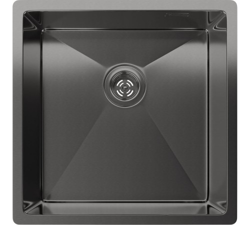 Кухонная мойка RIVELATO Rivelato Rinox 4444 UN PVD black Мойка нерж.стал 1 чаша 440*440*200 мм, монтаж: универсальный, материал: нержавеющая сталь, цвет: черный